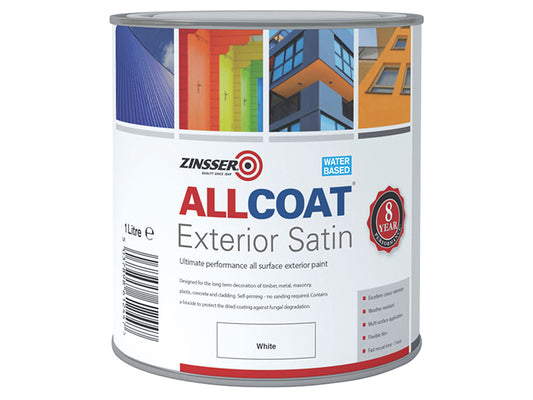 Zinsser AllCoat® Exterior White 1 litre ZINACEWH1L