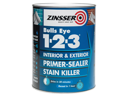 Zinsser Bulls Eye® 1-2-3 Primer & Sealer Paint 500ml ZINBE123500