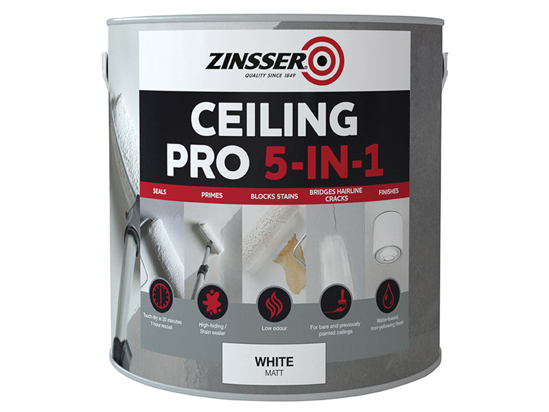 Zinsser Ceiling Pro 5-in-1 2.5 litre ZINCP5125L
