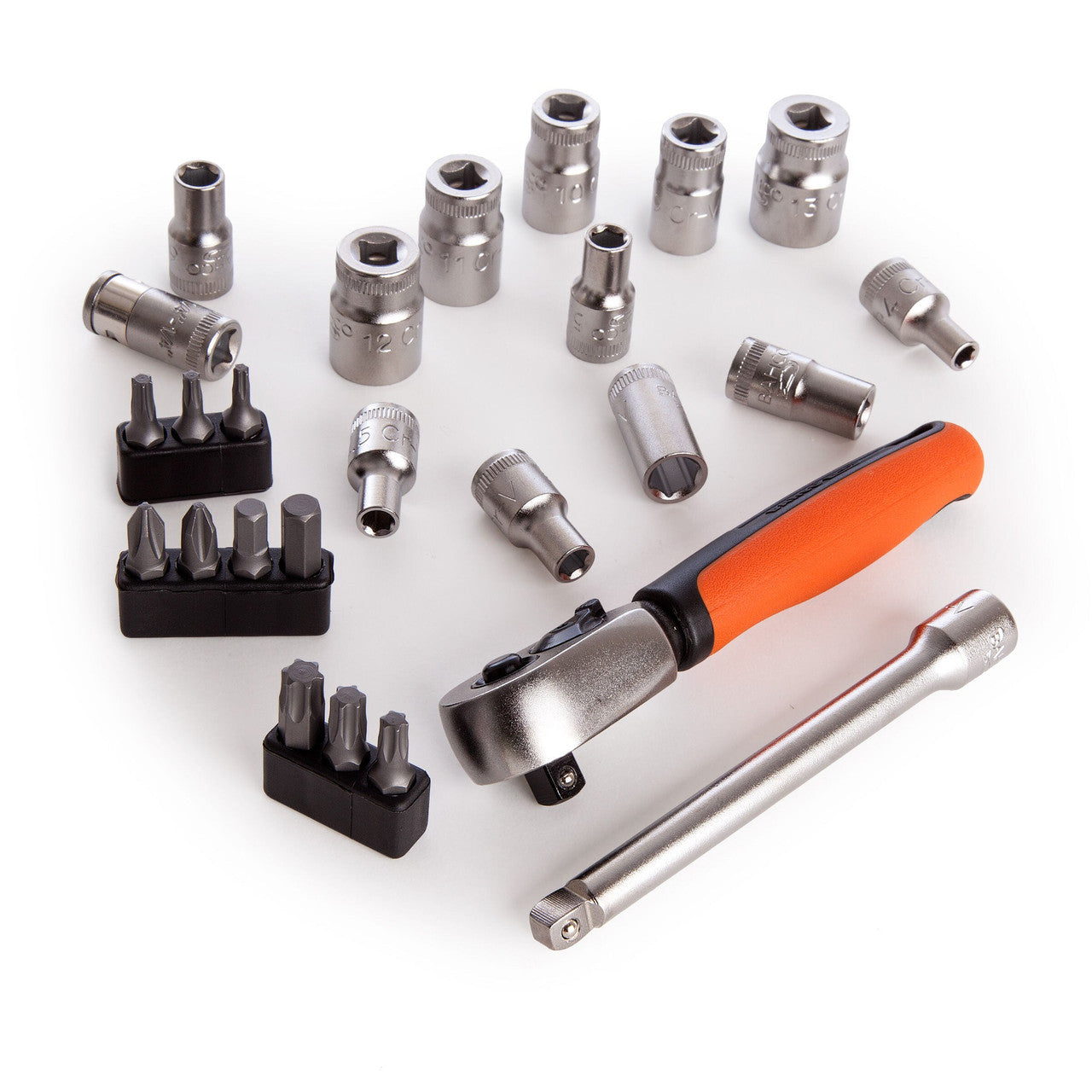 Bahco SL25 1/4" Square Drive Metric Bit and Socket Set (25 Piece)