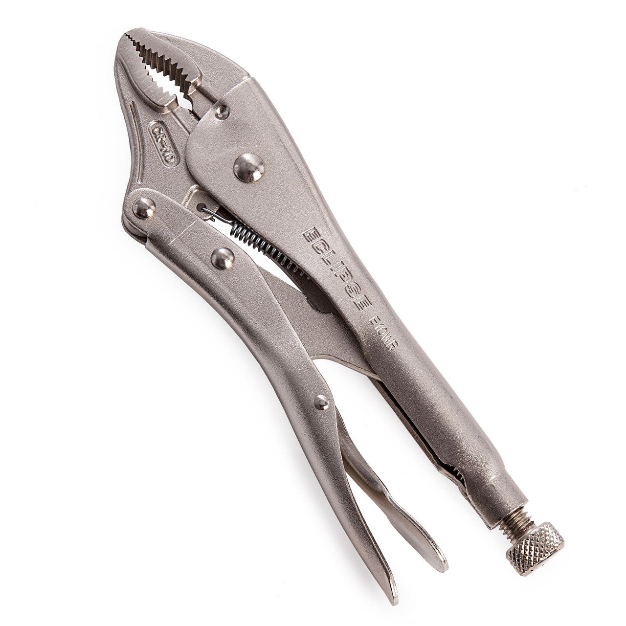 Eclipse Curved Jaw Locking Plier With Wire Cutter 10" 250mm Jaw Cap 45mm E10WR