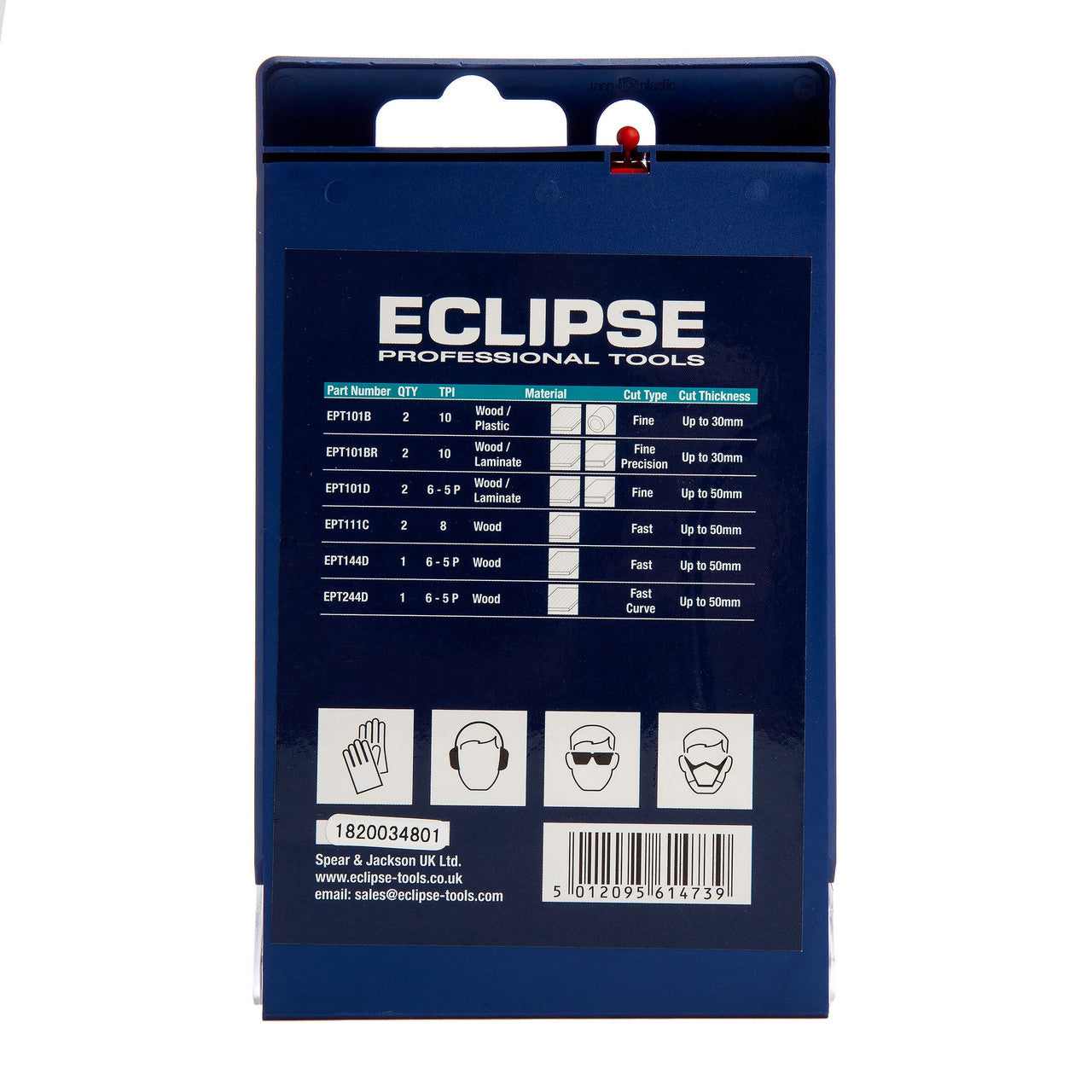 Eclipse Jigsaw Blade Set for Wood 10 Piece EPT-W10