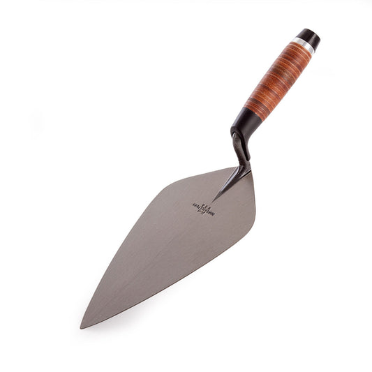 Marshalltown 34L 11in Wide London Pattern Brick Trowel Leather Handle M3411L