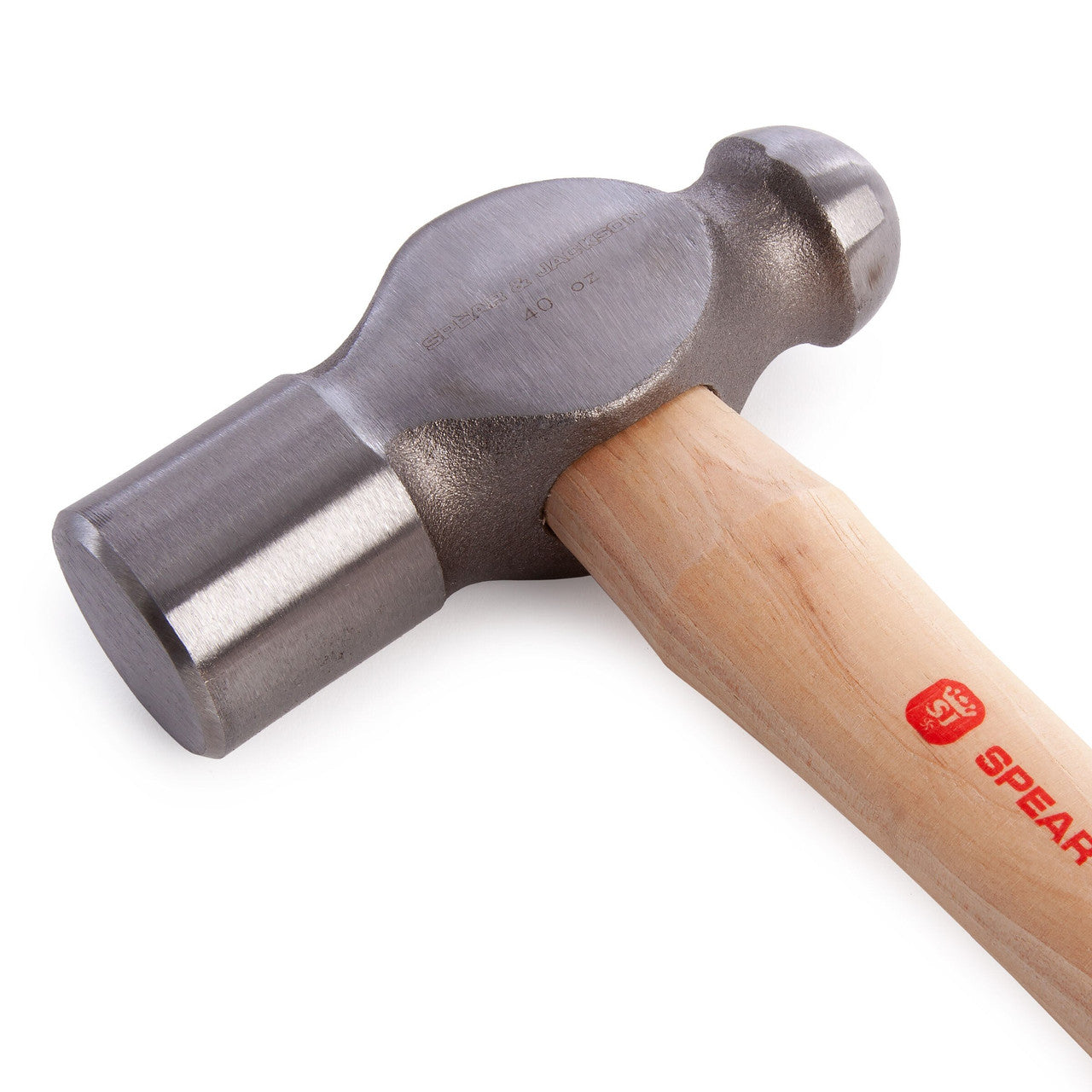 Spear & Jackson Engineers Ball Pein Hickory Hammer 40oz SJ-BPH40