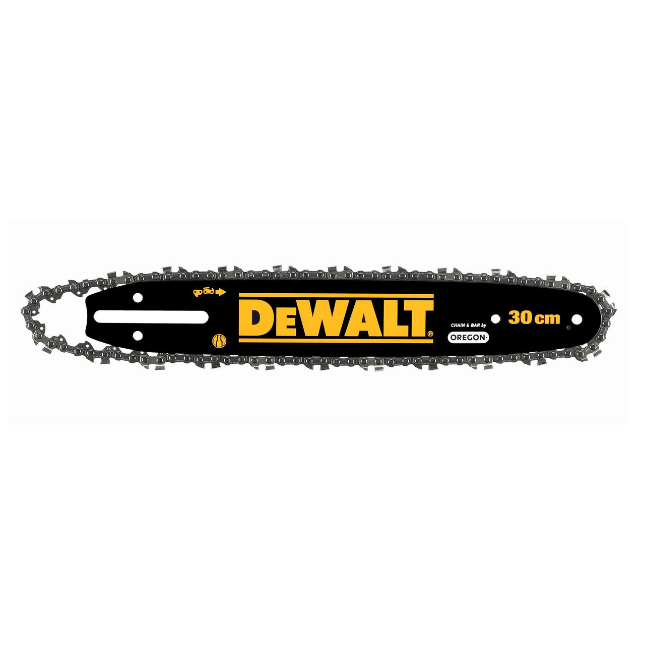Dewalt Oregon Chainsaw Bar & Chain 30cm Super-Tough Chrome-Moly Steel DT20665