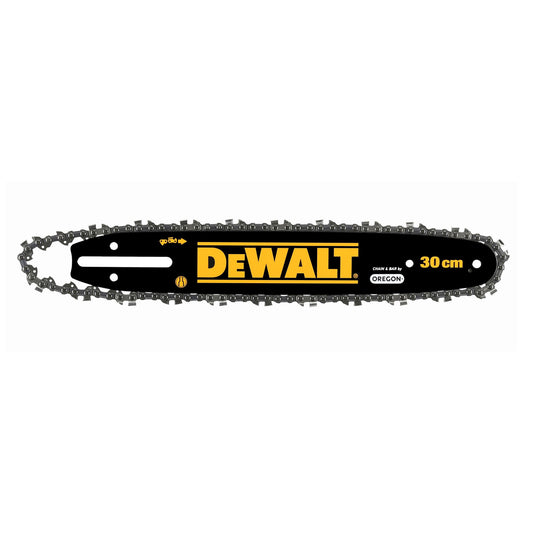 Dewalt Oregon Chainsaw Bar & Chain 30cm Super-Tough Chrome-Moly Steel DT20665