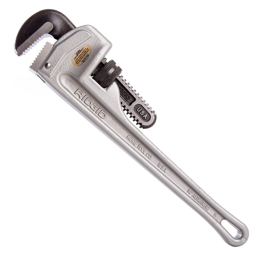 Ridgid Model 814 Aluminium Straight Pipe Wrench 14 Inch 350mm Jaw 50mm 2in 31095