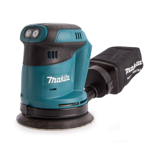 Makita 18V LXT 5 inch 125mm Random Orbital Sander Body Only & Dust Bag DBO180Z