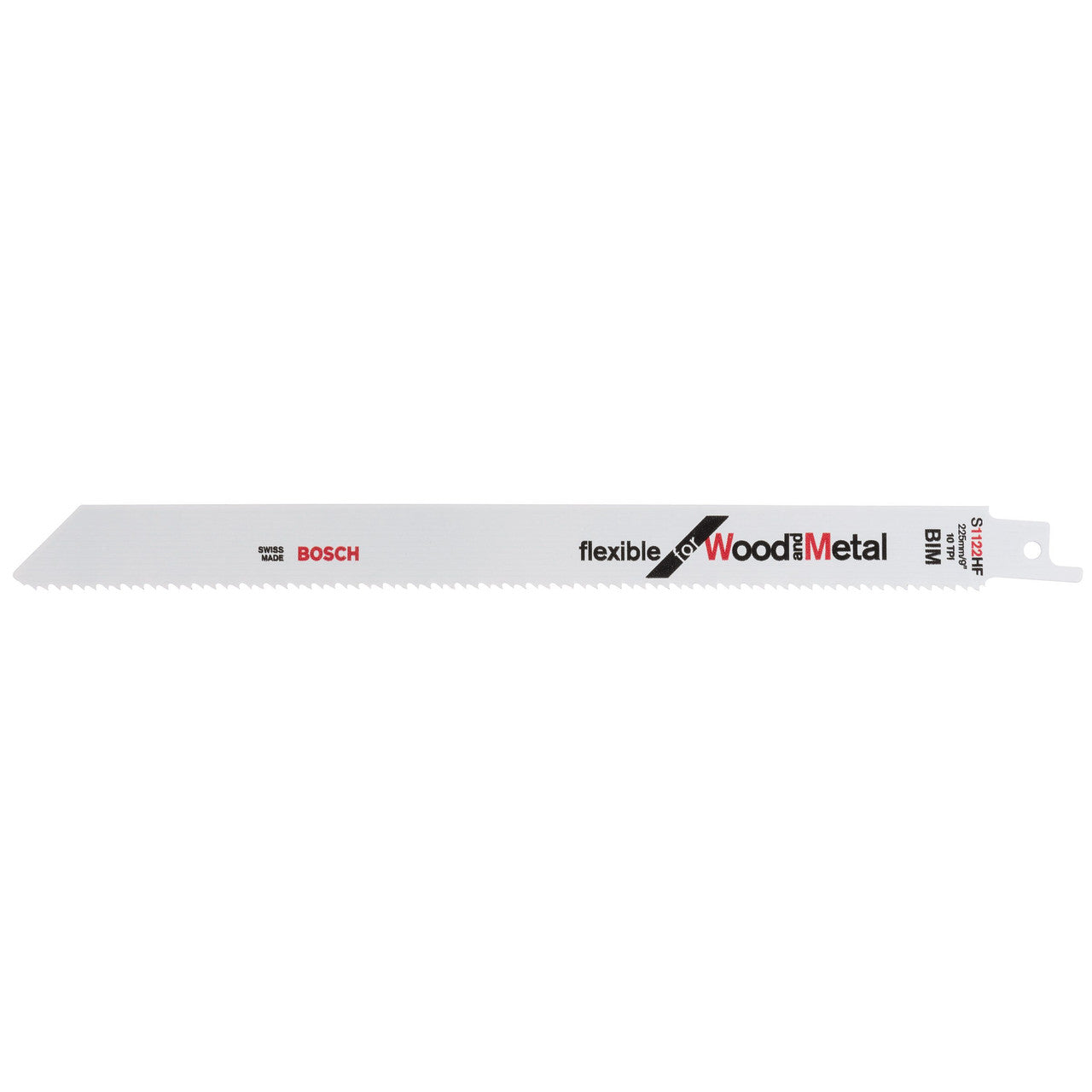 Bosch Flexible Reciprocating Saw Blades for Wood & Metal 225mm 5 Pack S1122HF
