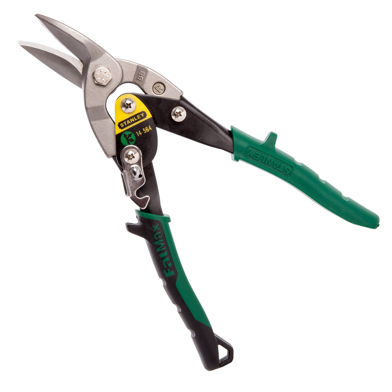 Stanley FatMax Aviation Snip Right Hand Cut 250mm 10" Cut To 18 Gauge 2-14-564