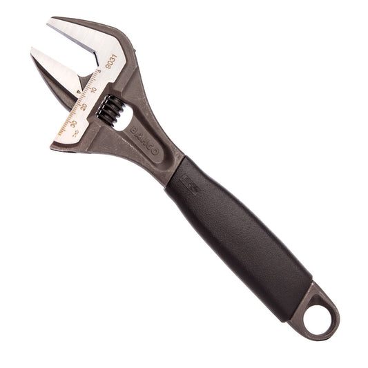 Bahco Adjustable Wrench 8in 200mm 38mm Extra Wide Jaw Capacity 9031
