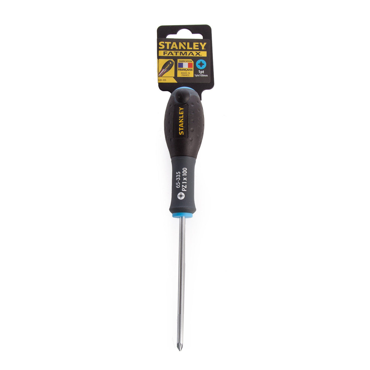 Stanley FatMax Pozi Screwdriver PZ1 x 100mm Soft Grip Handle 0-65-335