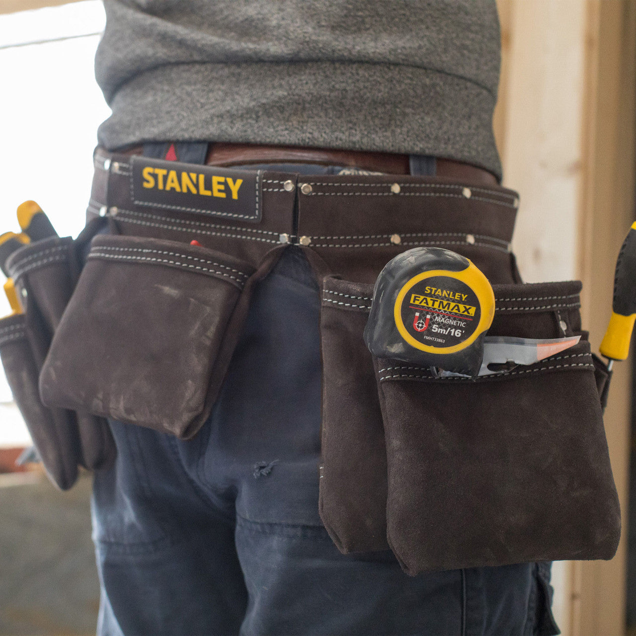 Stanley STST1-80113 Leather Tool Belt / Apron