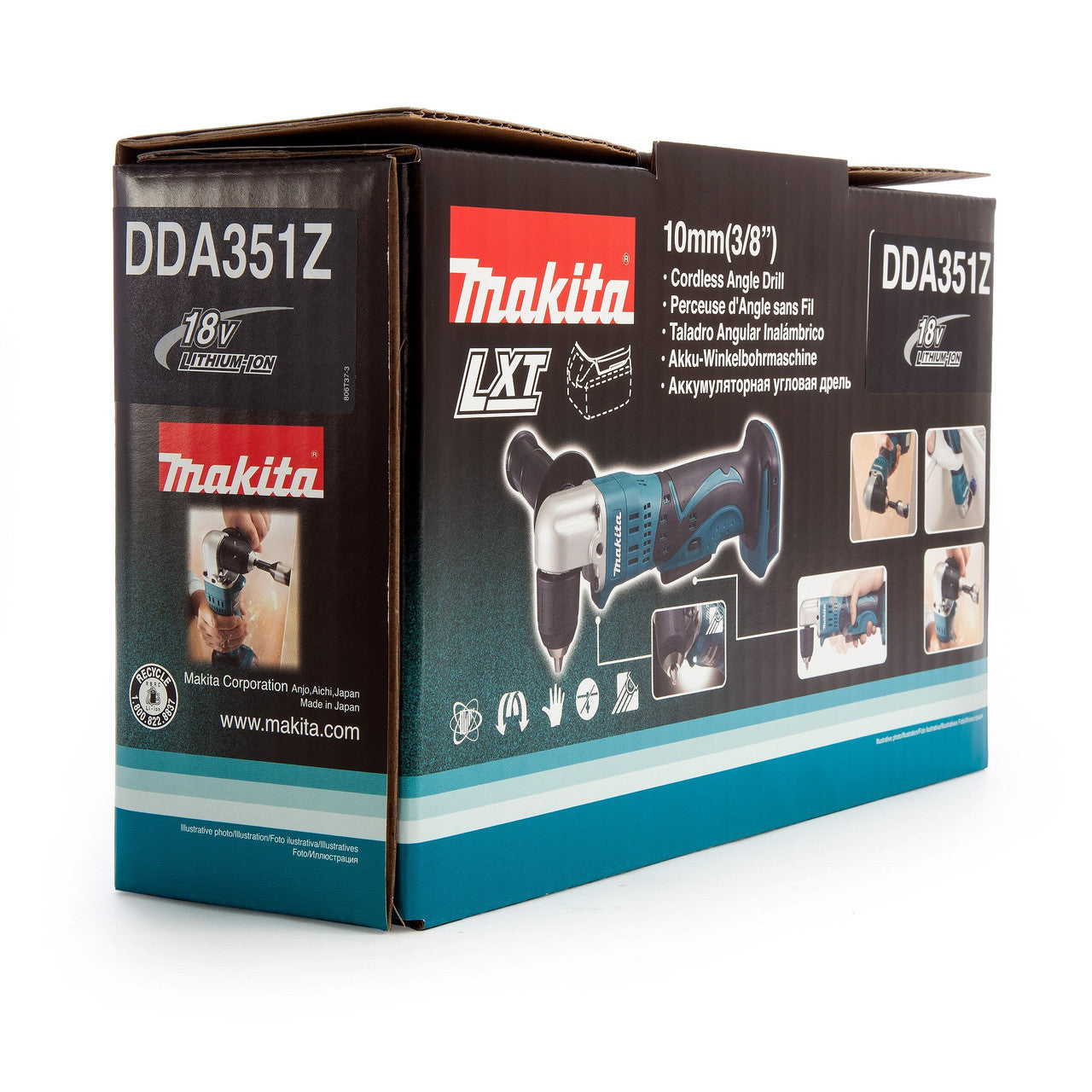 Makita DDA351Z 18V Cordless Angle Drill with Keyless Chuck (Body Only)