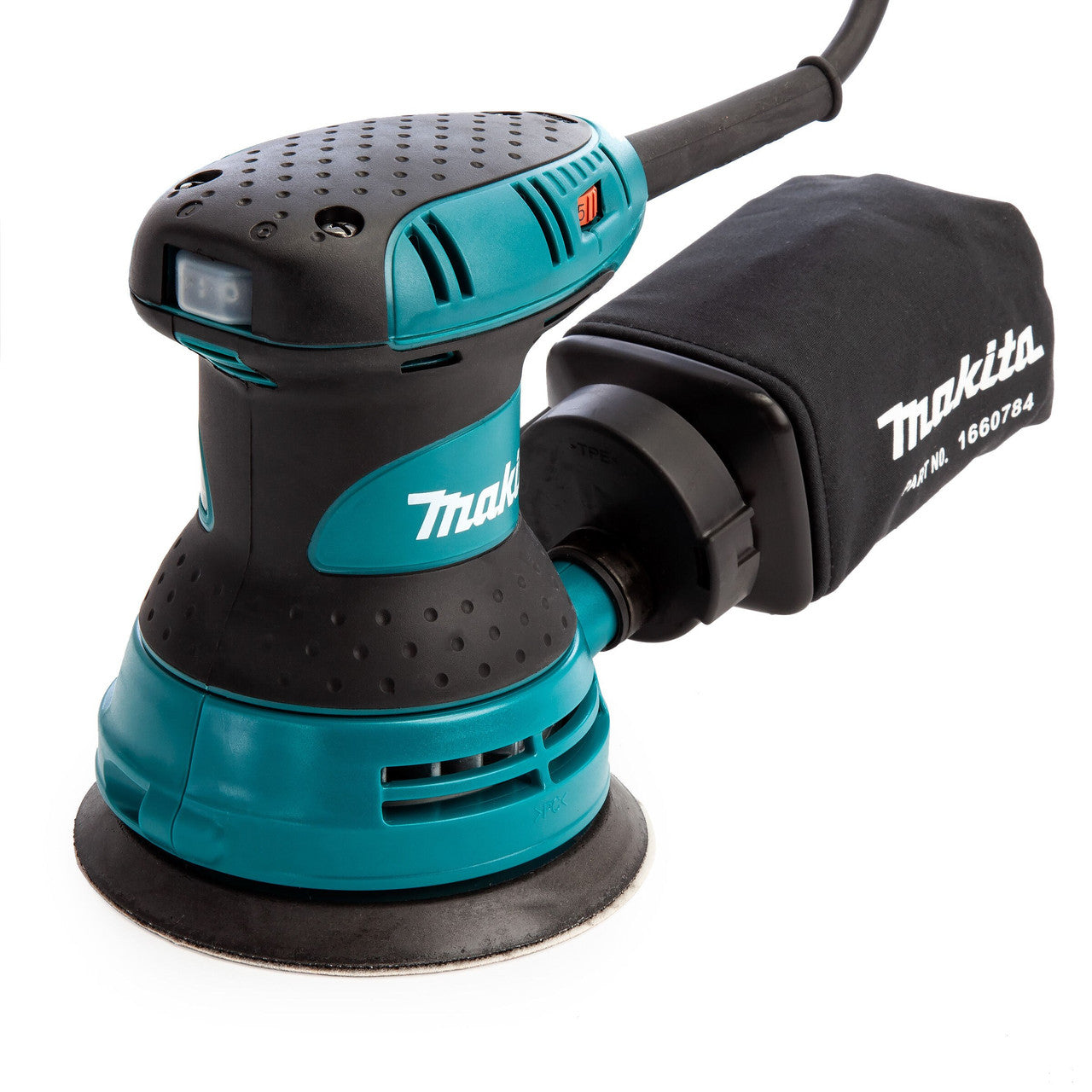Makita 5 inch 125mm Random Orbital Sander 300w Cloth Dust Bag 240V BO5031