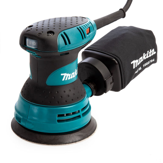 Makita 5 inch 125mm Random Orbital Sander 300w Cloth Dust Bag 240V BO5031