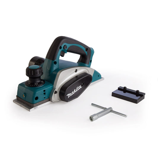 Makita 82mm Electric Planer 240V 620w  Depth: 2.5mm Speed 17000rpm KP0800