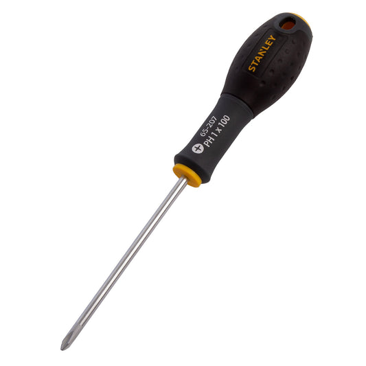 Stanley FatMax Phillips Screwdriver PH1 x 100mm Soft Grip Handle 0-65-207