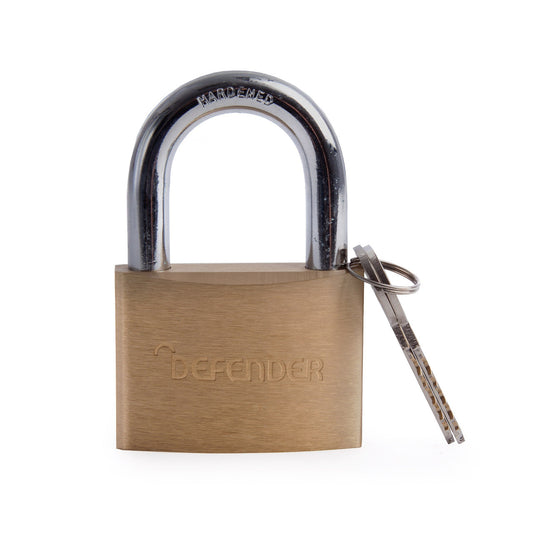 Henry Squire DFBP6 Brass Padlock Branded Defender 60mm HSQ-DFBP6