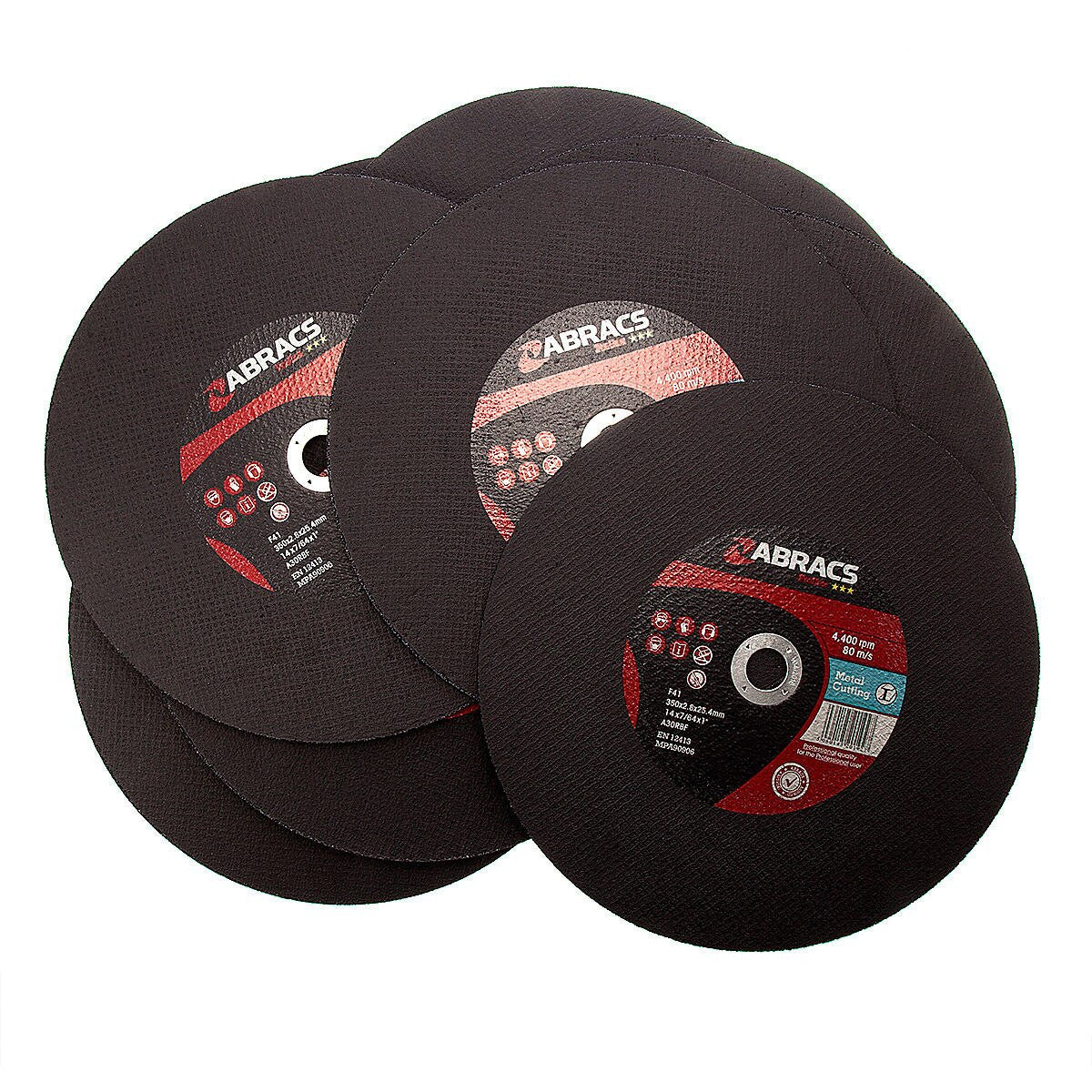 Abracs Proflex Metal Cutting Disc 350mm x 2.8mm 10 Pack PF3502825FM-10