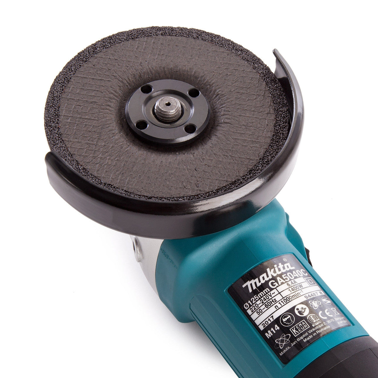 Makita 5 inch 125mm Angle Grinder 240V Soft Start 1400w Side Handle GA5040C