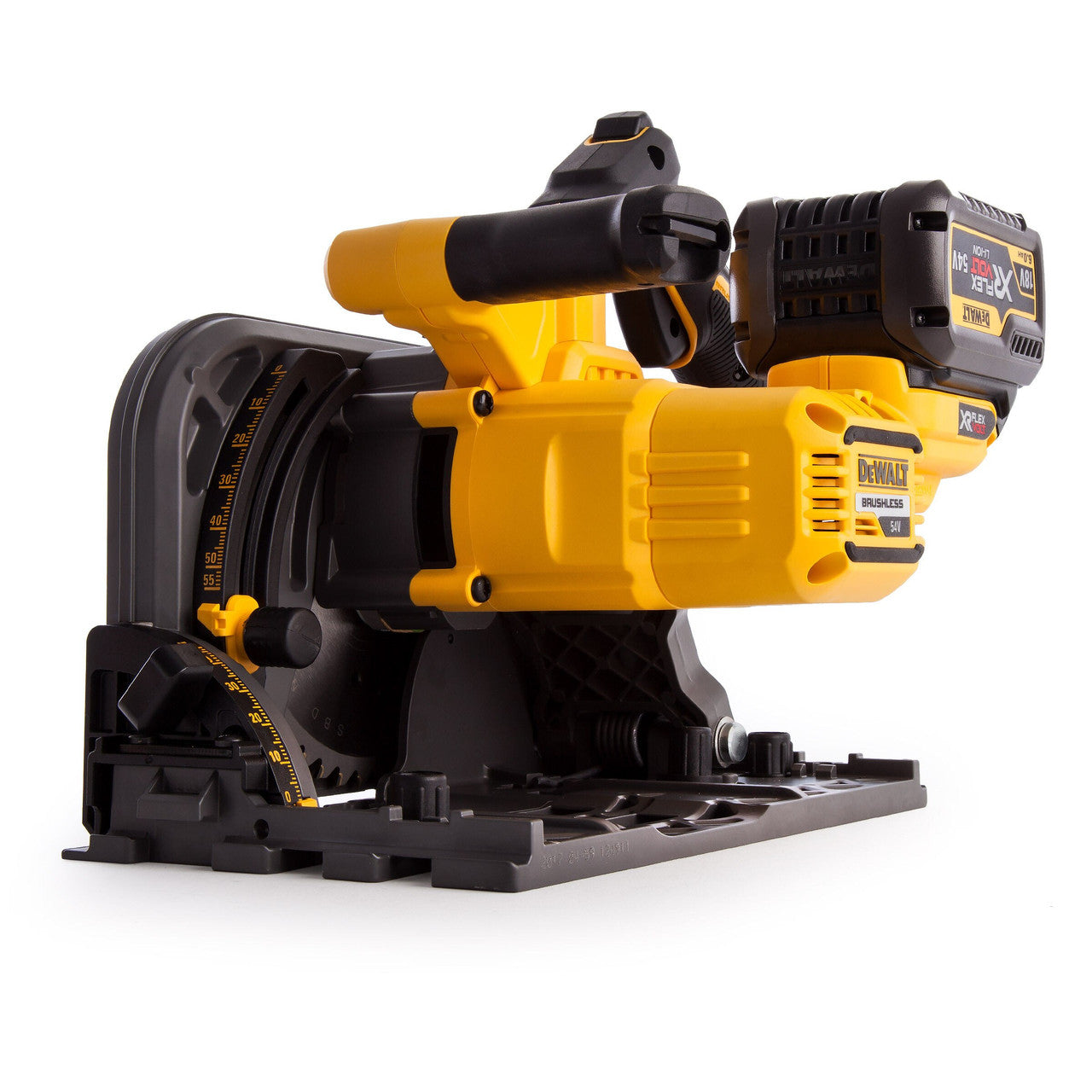 Dewalt XR 54V FLEXVOLT Plunge Saw 165mm 2 × 6.0Ah Batteries T-STAK box DCS520T2