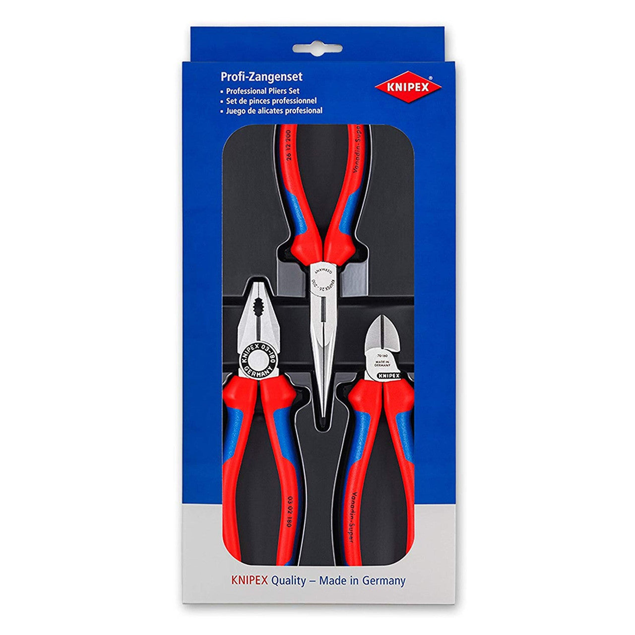 Knipex 002011 Professional Plier Set (3 Piece)