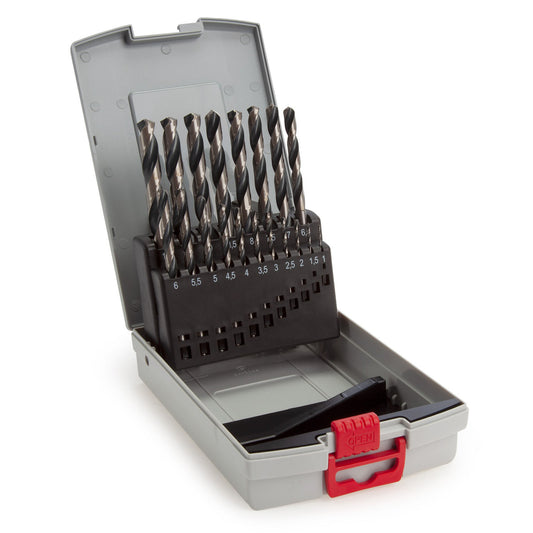 Bosch HSS PointTeQ Metal Drill Bit Set Metric 1-10mm 19 Piece 2608577351