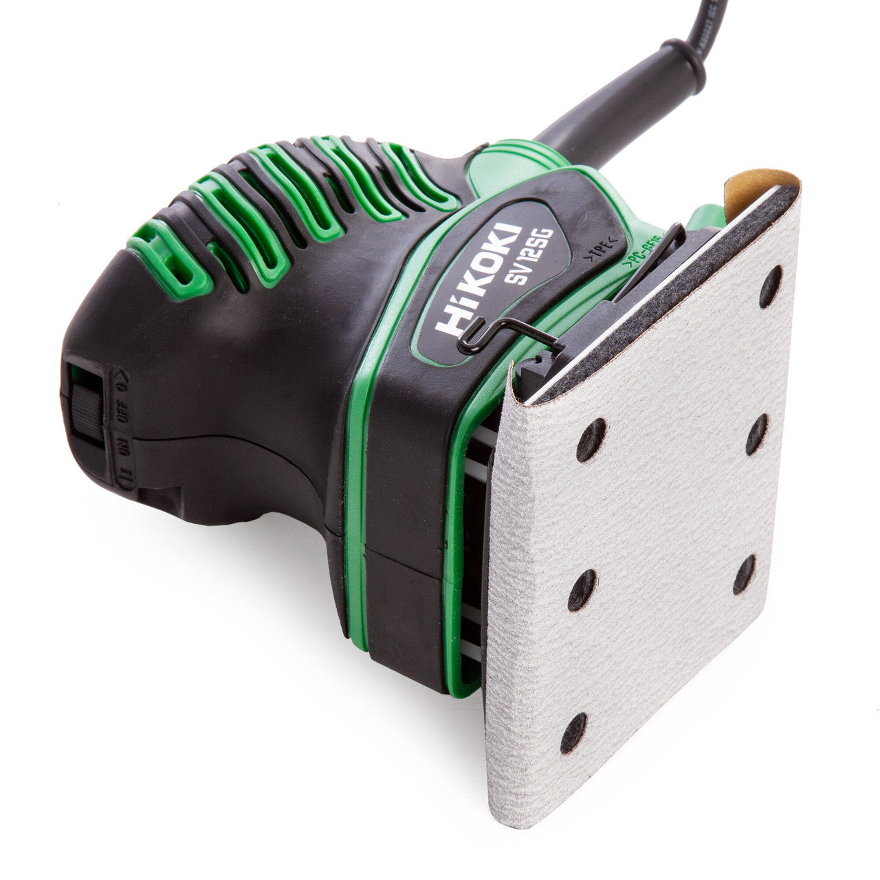 HiKOKI 114mm x 140mm Orbital Palm Sander 240V 200W Speed 14000 min SV12SGJ1Z