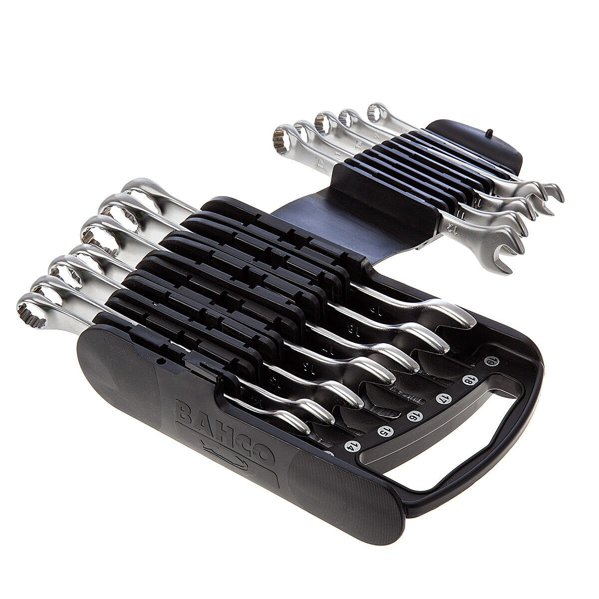 Bahco Metric Combination Spanner 12 Piece Set 8 - 19MM Storage Holder 111M/SH12