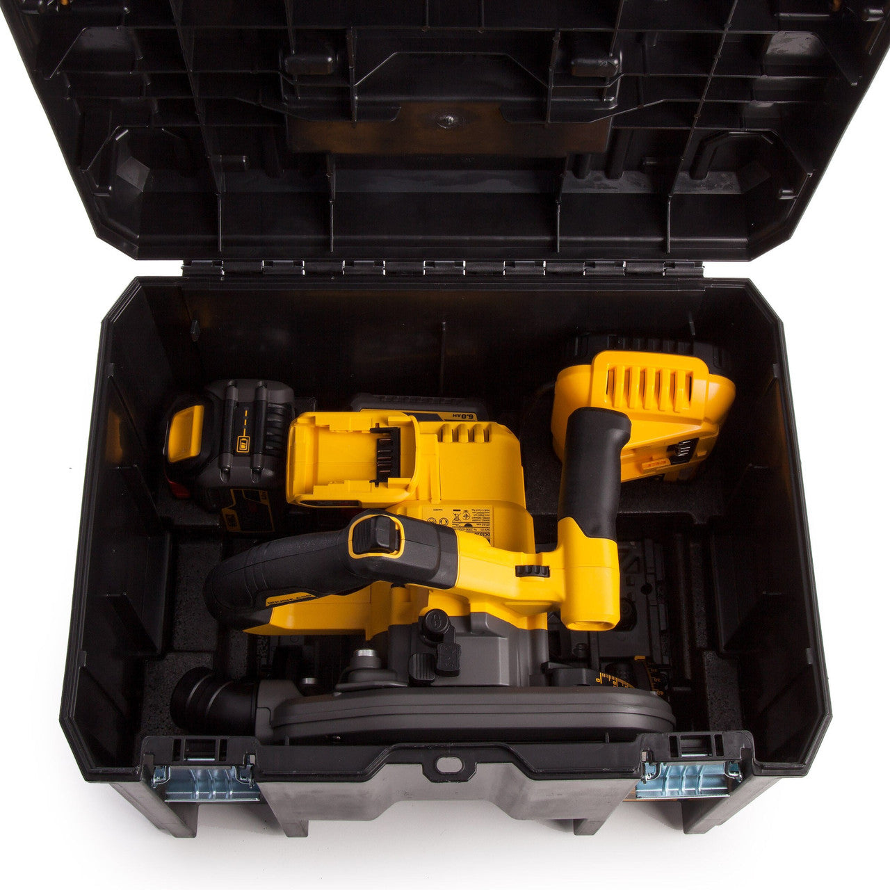 Dewalt XR 54V FLEXVOLT Plunge Saw 165mm 2 × 6.0Ah Batteries T-STAK box DCS520T2