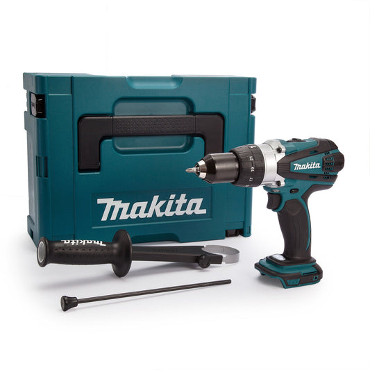 Makita 18V LXT Combi Drill Body Only in MakPac Case Compact design DHP458ZJ