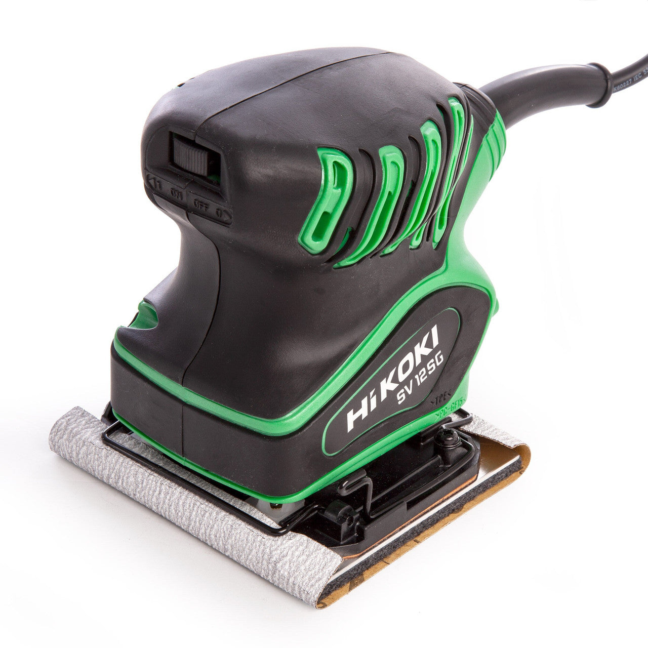 HiKOKI 114mm x 140mm Orbital Palm Sander 110V 200W Speed 14000 min SV12SGJ2Z