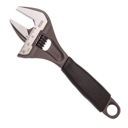 Bahco Adjustable Wrench 6in 153mm 32mm Extra Wide Jaw Capacity 9029