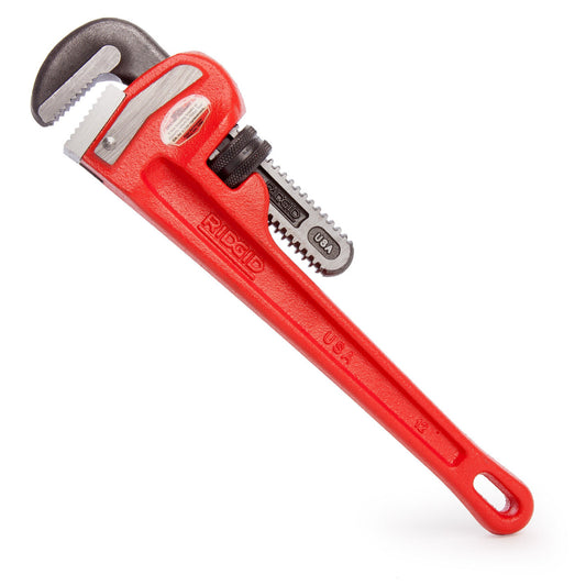 Ridgid Model 12 Straight Pipe Wrench 12 Inch 300mm Capacity 50mm 2in 31015