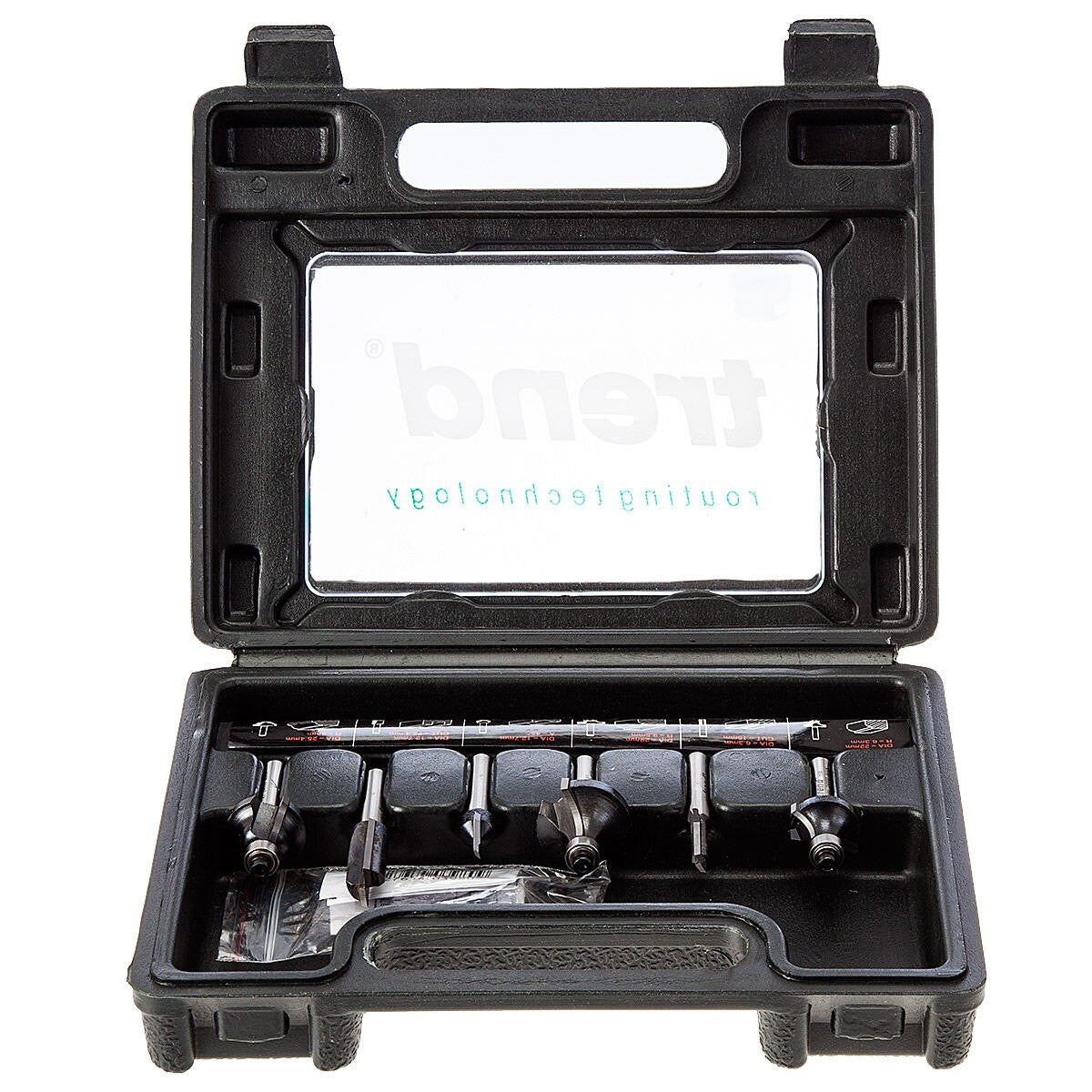 Trend 6 Piece Router Starter Cutter Set 1/4 Inch Shank TCT SET/SS11X1/4TC