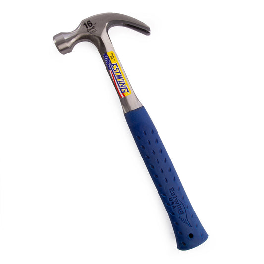 Estwing Curved Claw Hammer with Vinyl Grip 16oz Length 330mm E3/16C