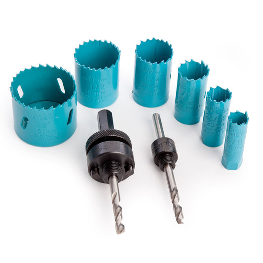 Eclipse Plus30 Electrician Holesaw Kit 8 Pc Stainless Iron Brass Wood etc EE30-K