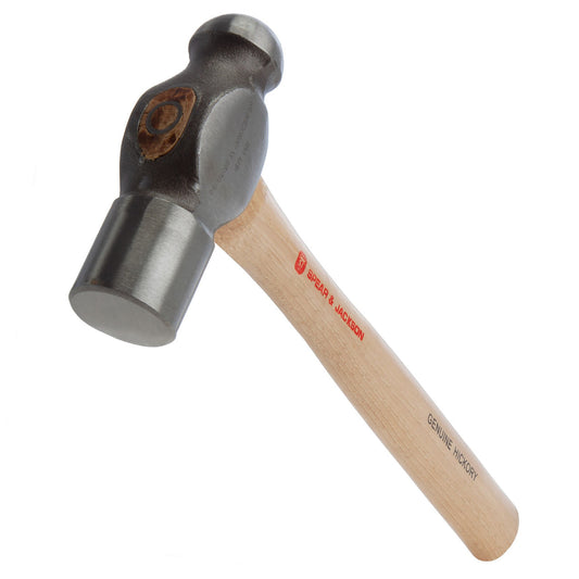 Spear & Jackson Engineers Ball Pein Hammer 48oz Hickory Handle SJ-BPH48