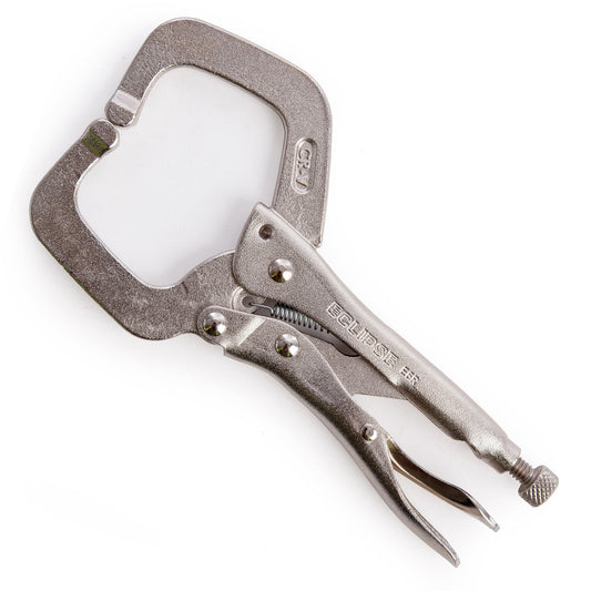 Eclipse Locking Welding C Clamp with Regular Tips 6in 150mm Quick Release E6R