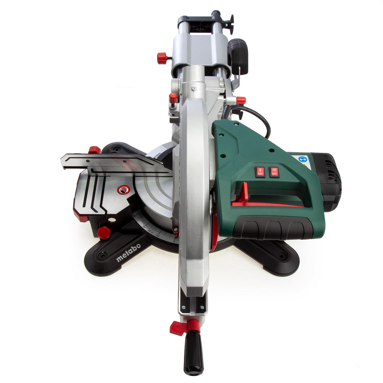 Metabo 305mm Sliding Mitre Saw 110V Integral Dust Extraction Ext Wings KGS305M