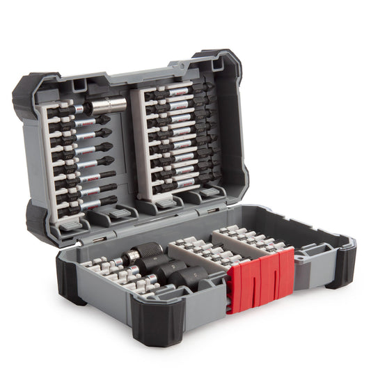 Bosch Impact Screwdriver Bit Set 36 Piece Mixed Kit With Holder 2608522365