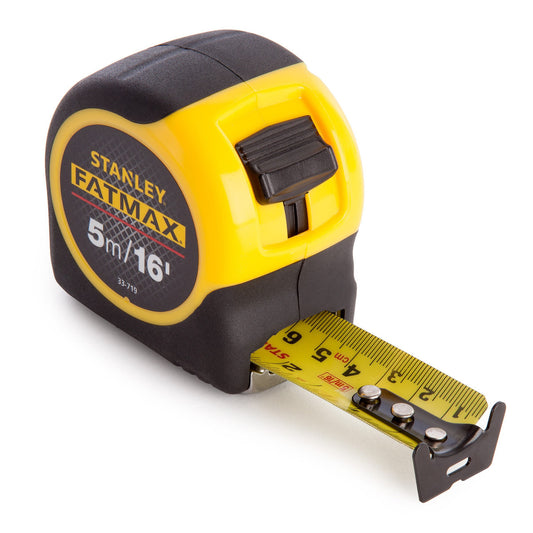 Stanley FatMax Metric Imperial Tape Measure with Blade Armor 5m 0-33-719