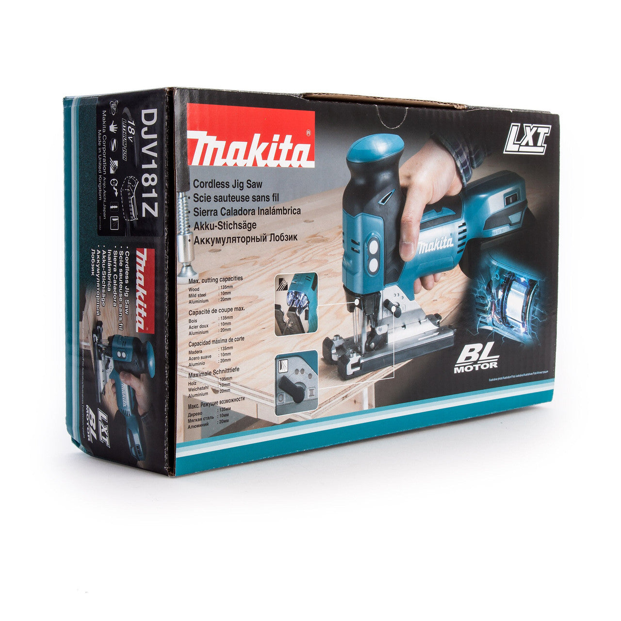 Makita 18V LXT Orbital Jigsaw Body Only Stroke 26mm Barrel Grip MAK-DJV181Z
