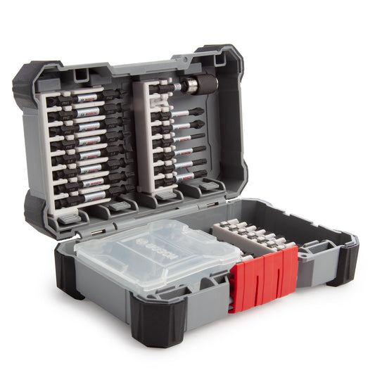 Bosch Impact Screwdriver Bit Set 31 Piece Mixed Kit With Holder 2608522366