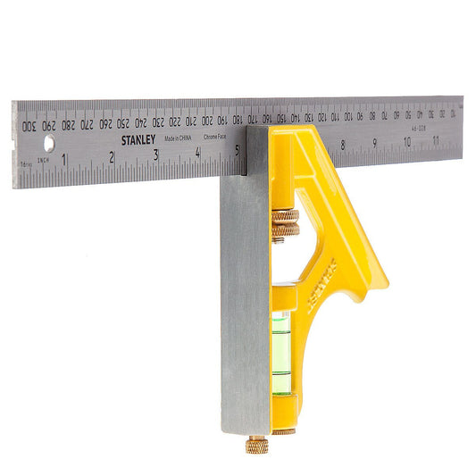 Stanley Die Cast Combination Square 12in 300mm Metric & Imperial 2-46-028