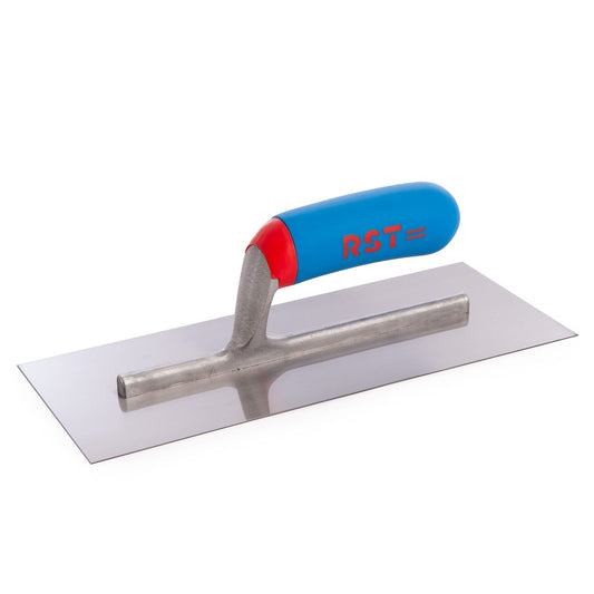 RST Carbon Steel Finishing Trowel With Soft Touch Handle 11 x 4.5" RTR124BS