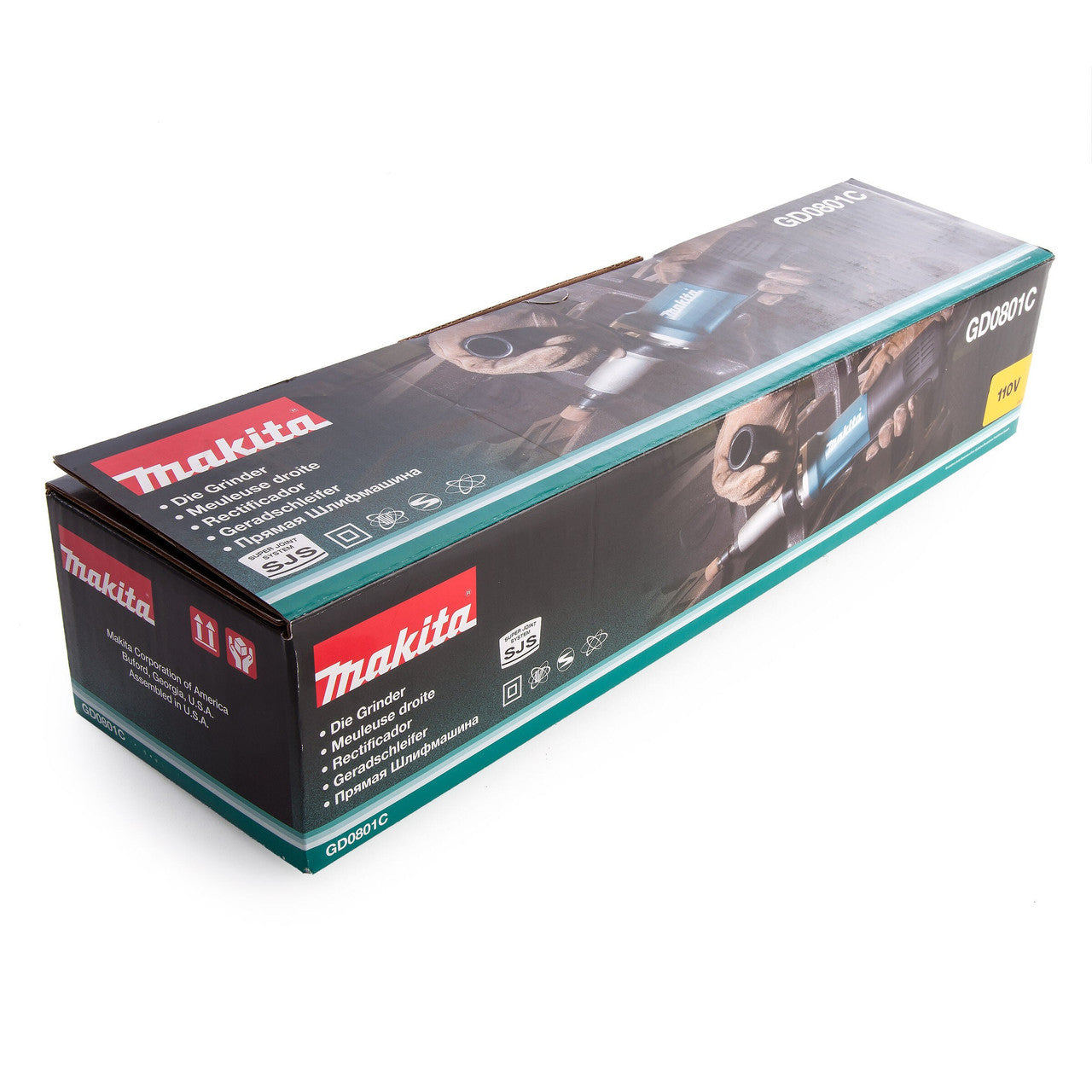 Makita High Speed Die Grinder with Paddle Switch 110V 740W 29,000 rpm GD0801C