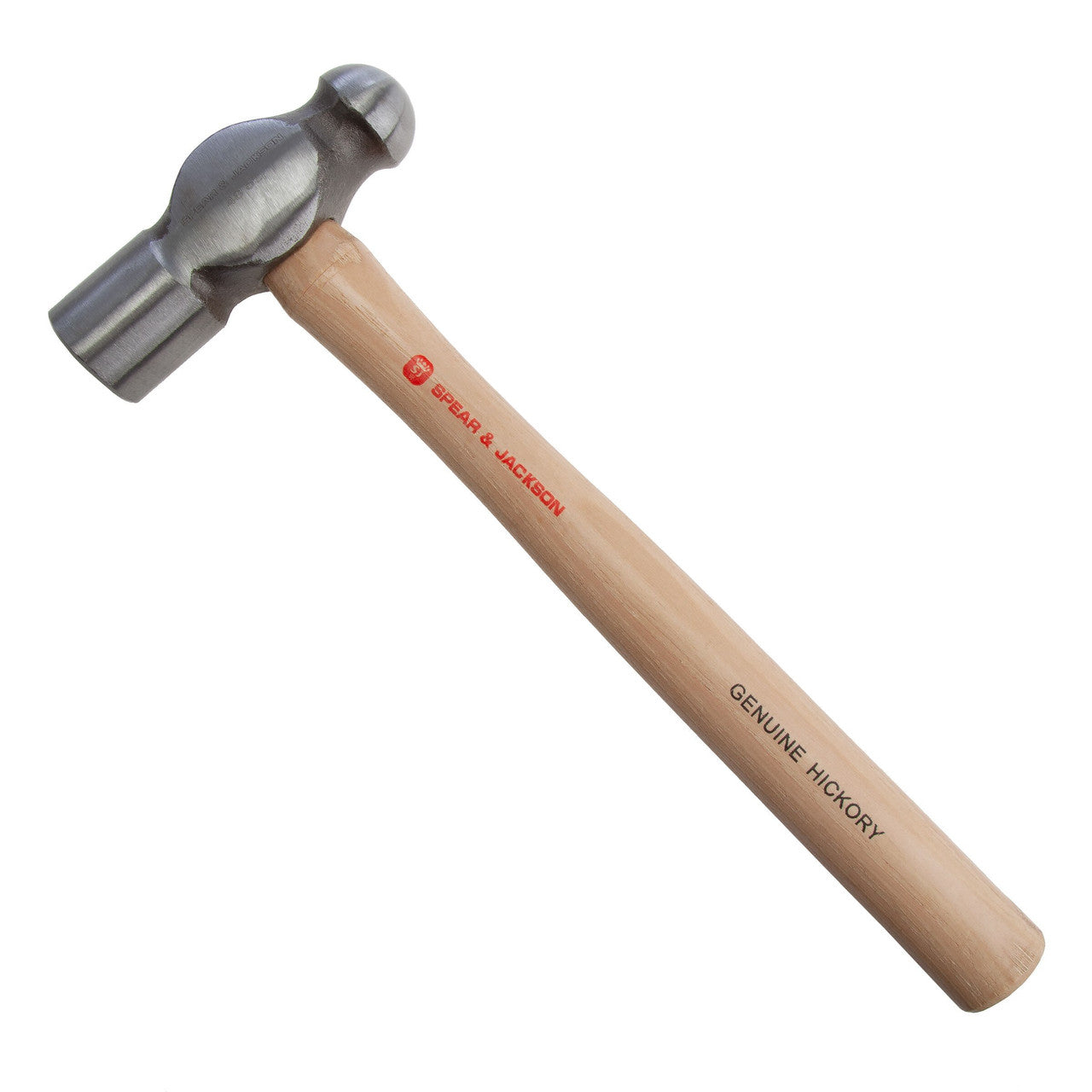 Spear & Jackson Engineers Ball Pein Hammer 48oz Hickory Handle SJ-BPH48