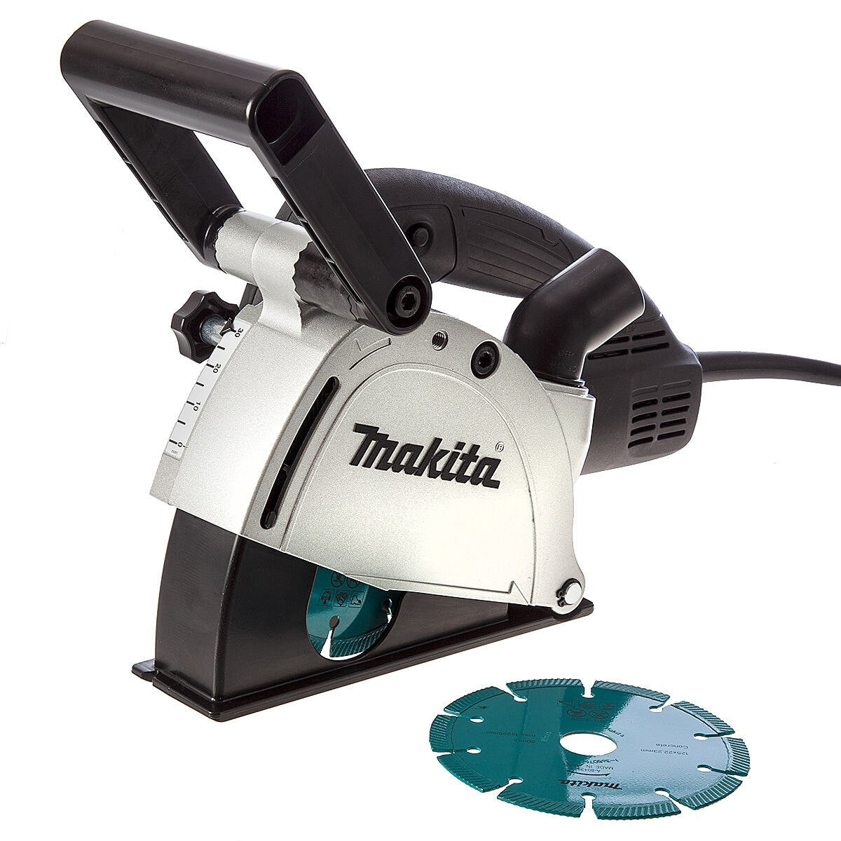 Makita Wall Chaser 125mm 110V 1,400 w Adjustable Cut In A Makpac Case SG1251J